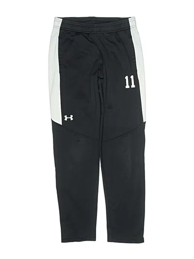 Pre-owned Under Armour Kids' Track Pants In Black