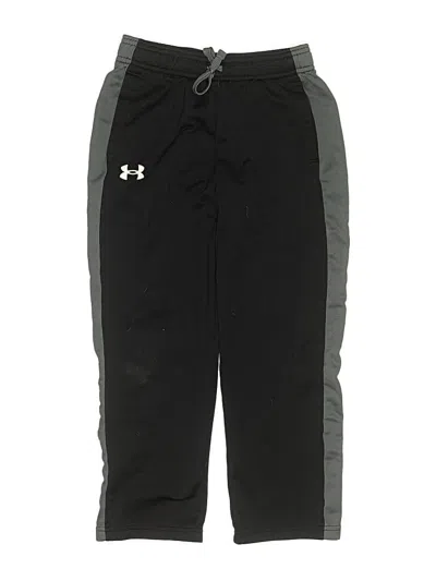 Pre-owned Under Armour Kids' Track Pants In Black