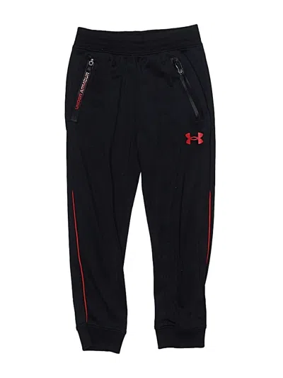 Pre-owned Under Armour Kids' Track Pants In Black