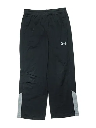 Pre-owned Under Armour Kids' Track Pants In Black