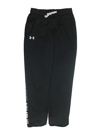 Pre-owned Under Armour Kids' Track Pants In Black