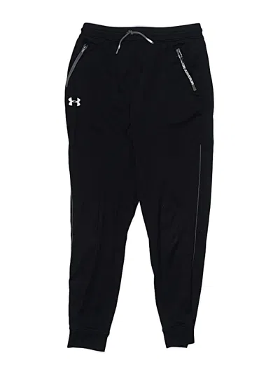Pre-owned Under Armour Kids' Track Pants In Black