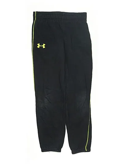 Pre-owned Under Armour Kids' Track Pants In Black