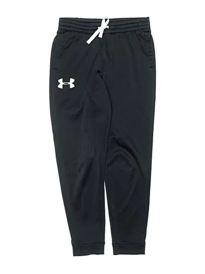 Pre-owned Under Armour Kids' Track Pants In Black