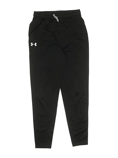 Pre-owned Under Armour Kids' Track Pants In Black