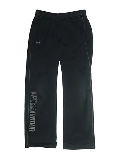Pre-owned Under Armour Kids' Track Pants In Black
