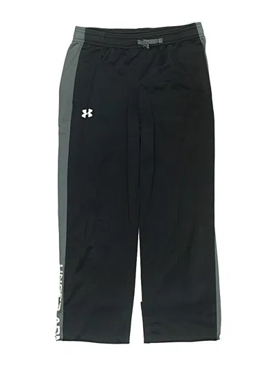 Pre-owned Under Armour Kids' Track Pants In Black