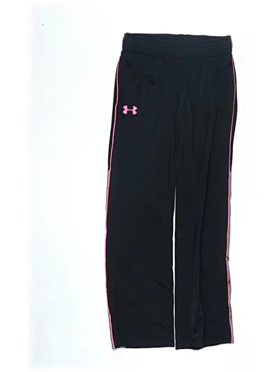 Pre-owned Under Armour Kids' Track Pants In Black