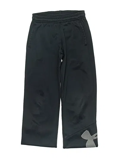 Pre-owned Under Armour Kids' Track Pants In Black
