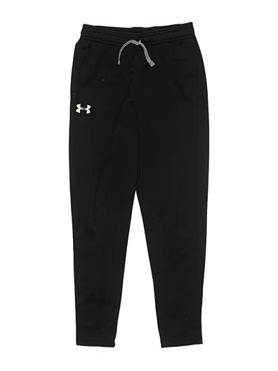 Pre-owned Under Armour Kids' Track Pants In Black