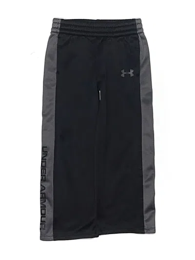 Pre-owned Under Armour Kids' Track Pants In Black