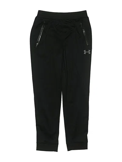Pre-owned Under Armour Kids' Track Pants In Black