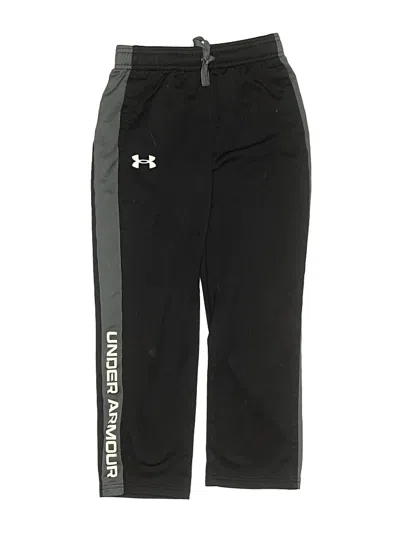 Pre-owned Under Armour Kids' Track Pants In Black