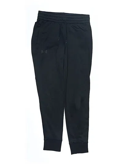 Pre-owned Under Armour Kids' Track Pants In Black