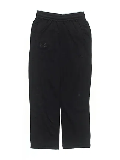 Pre-owned Under Armour Kids' Track Pants In Black