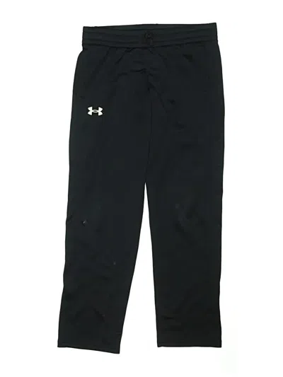 Pre-owned Under Armour Kids' Track Pants In Black