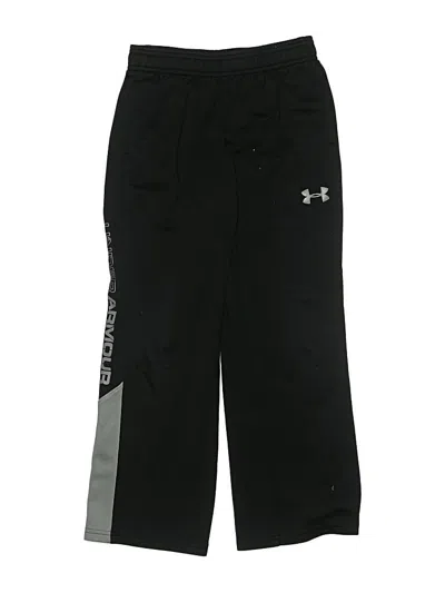Pre-owned Under Armour Kids' Track Pants In Black