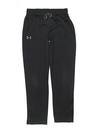 Pre-owned Under Armour Kids' Track Pants In Black