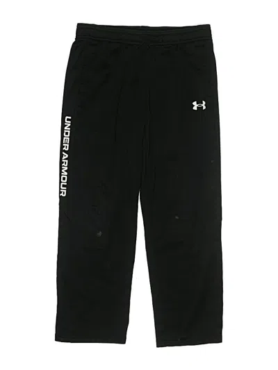 Pre-owned Under Armour Kids' Track Pants In Black