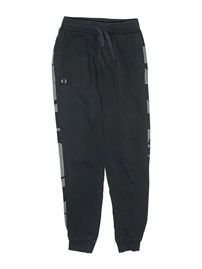 Pre-owned Under Armour Kids' Track Pants In Black