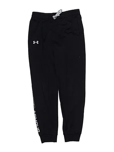 Pre-owned Under Armour Kids' Track Pants In Black