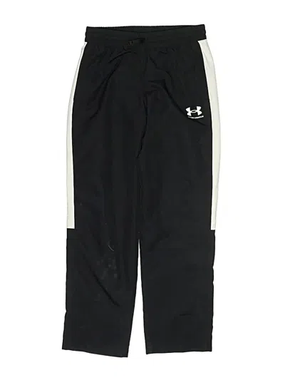 Pre-owned Under Armour Kids' Track Pants In Black
