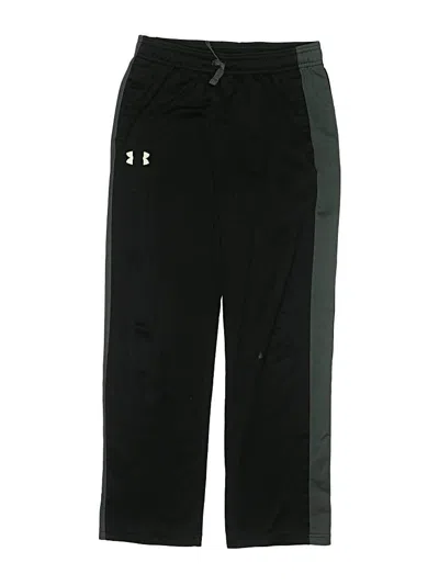 Pre-owned Under Armour Kids' Track Pants In Black