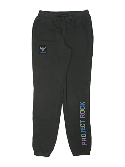 Pre-owned Under Armour Kids' Track Pants In Black