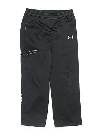 Pre-owned Under Armour Kids' Track Pants In Black