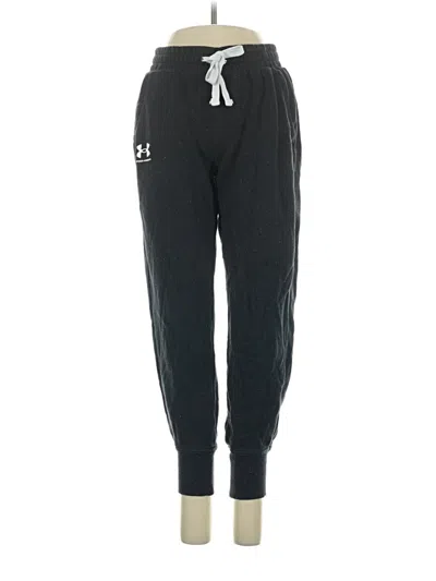 Pre-owned Under Armour Track Pants In Black