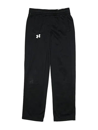 Pre-owned Under Armour Kids' Track Pants In Black