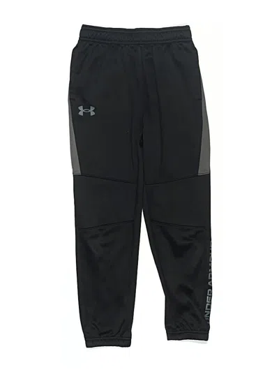 Pre-owned Under Armour Kids' Track Pants In Black
