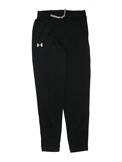 Pre-owned Under Armour Kids' Track Pants In Black