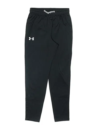 Pre-owned Under Armour Kids' Track Pants In Black
