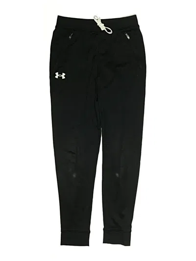 Pre-owned Under Armour Kids' Track Pants In Black