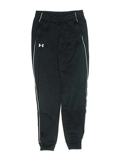Pre-owned Under Armour Kids' Track Pants In Black