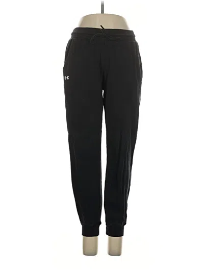 Pre-owned Under Armour Track Pants In Black