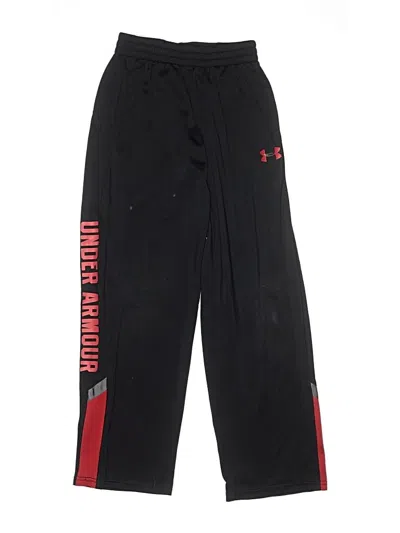 Pre-owned Under Armour Kids' Track Pants In Black