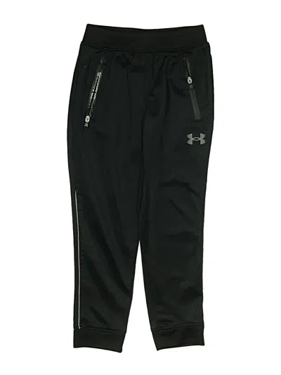 Pre-owned Under Armour Kids' Track Pants In Black