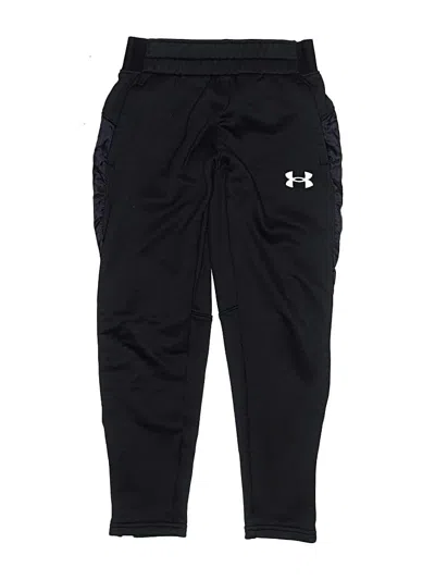 Pre-owned Under Armour Kids' Track Pants In Black