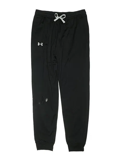 Pre-owned Under Armour Kids' Track Pants In Black