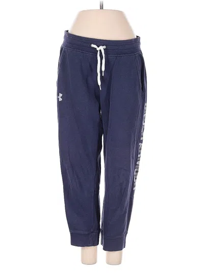 Pre-owned Under Armour Track Pants In Blue