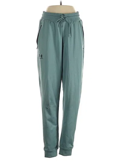 Pre-owned Under Armour Track Pants In Blue