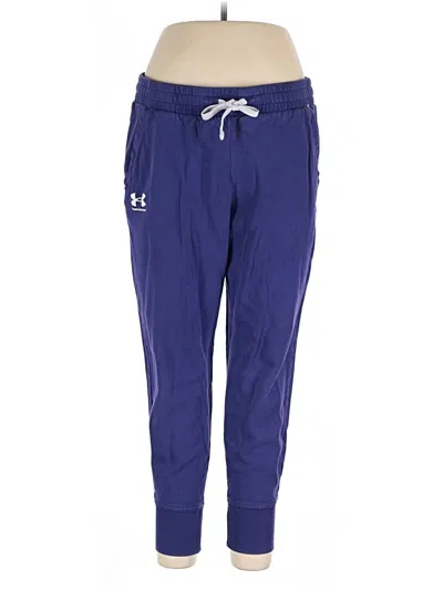 Pre-owned Under Armour Track Pants In Blue