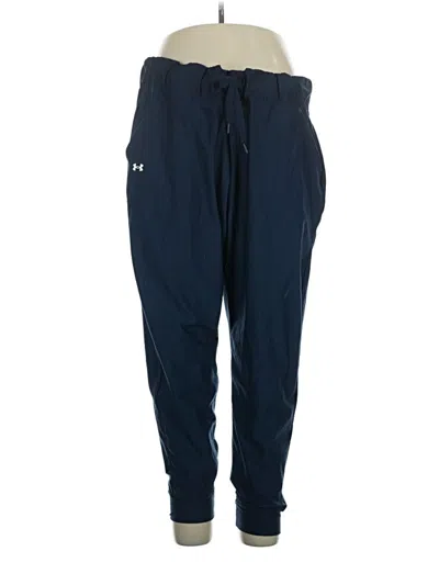 Pre-owned Under Armour Track Pants In Blue