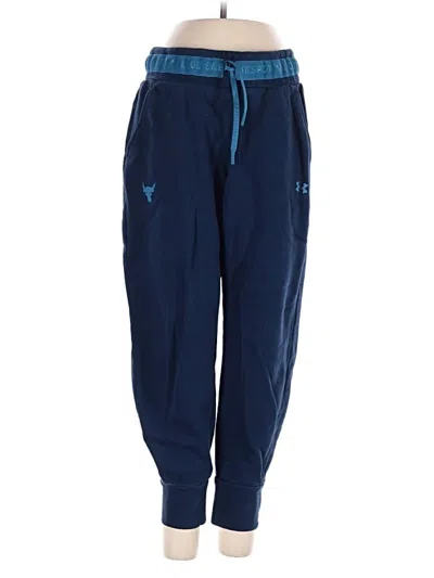 Pre-owned Under Armour Track Pants In Blue