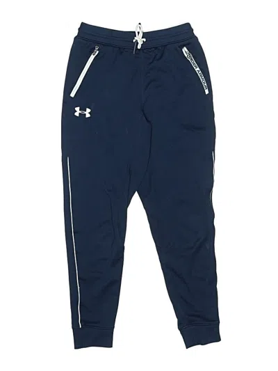 Pre-owned Under Armour Kids' Track Pants In Blue