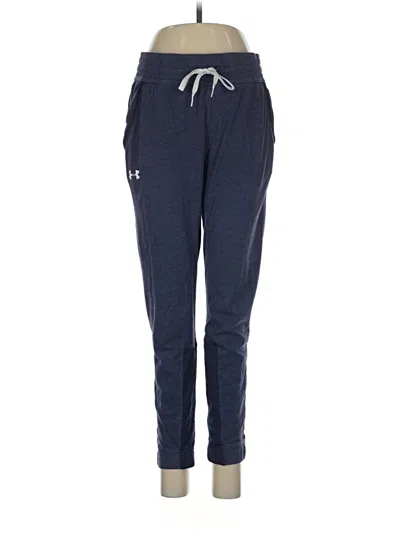 Pre-owned Under Armour Track Pants In Blue