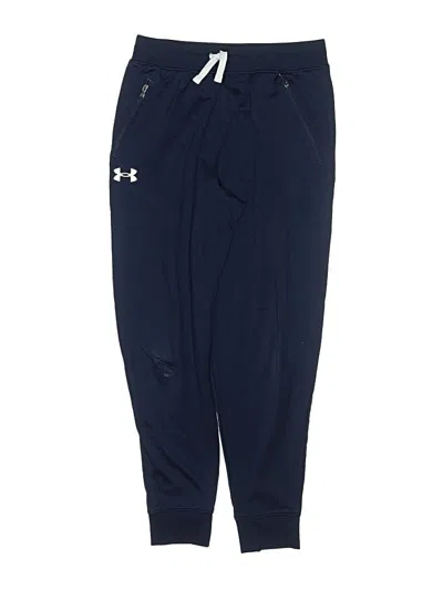 Pre-owned Under Armour Kids' Track Pants In Blue