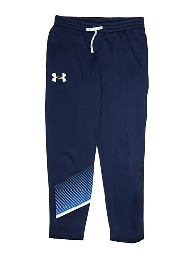 Pre-owned Under Armour Kids' Track Pants In Blue